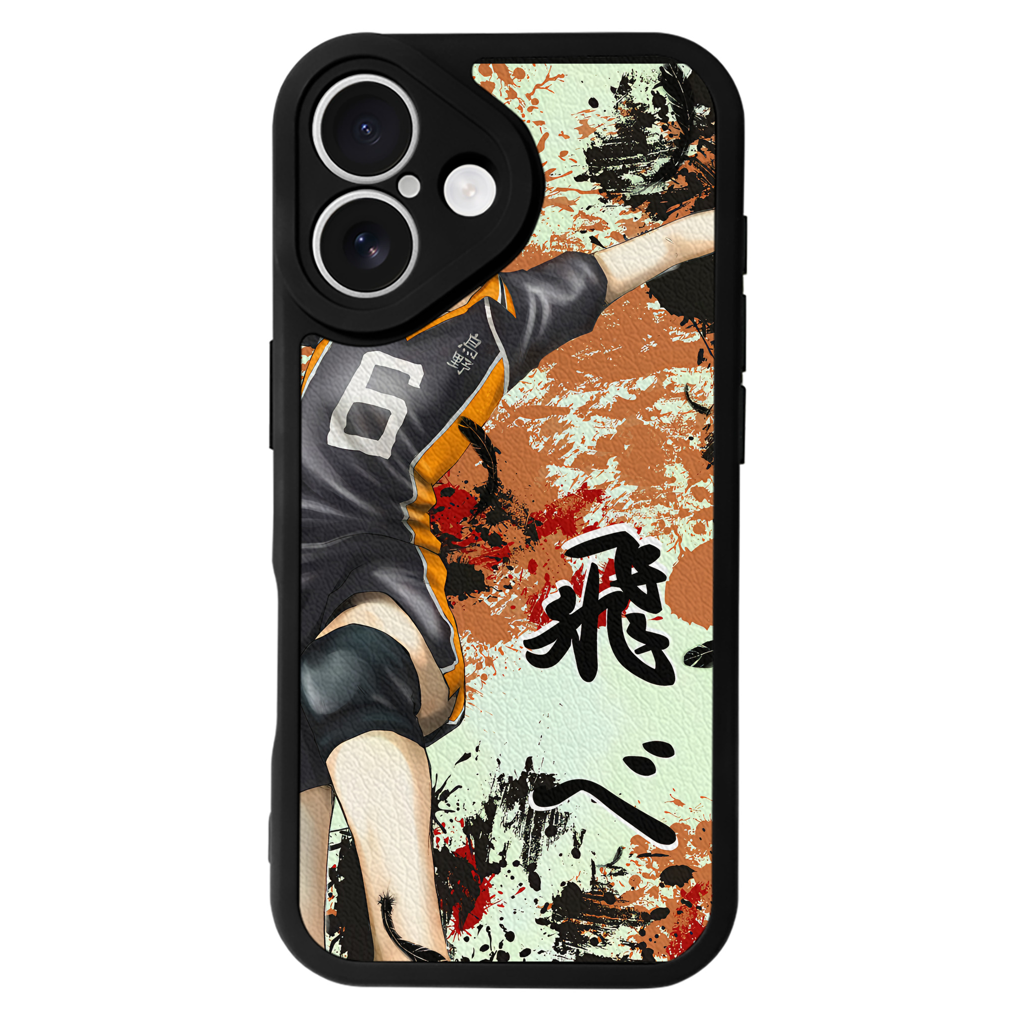 （画像用） ハイキュー!! Haikyu!! 【iPhone 16シリーズ対応】シリコンスマホケース（レザー調） 材質：シリコン